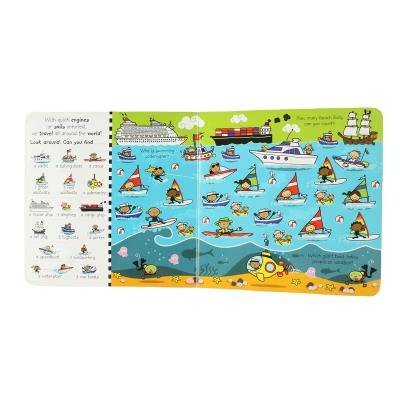 China Waterproof Custom Edition Picture Book Children's Stereo Book Saddle Stitch Print Waterproof Recycled Gift and Craft Straw Pulp Accept for sale