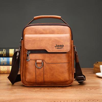 China Fashion Wholesale China Fashion Classic Cross - Body Bag PU Leather Black Messenger Men Sling Bag for sale