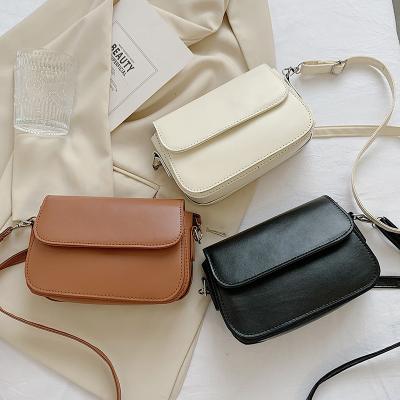 China Fashion Women's Luxury Handbag Pure Color Women Shoulder Mini Lady Bag Trendy Women's Handbags For Girls for sale