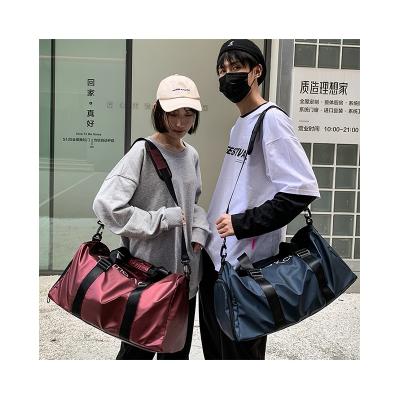 중국 Wholesale Fashion Duffle Waterproof Gym Sport Bshoulder Bags Women Large Capacity Handbag Luggage Men And Travel Bags 판매용