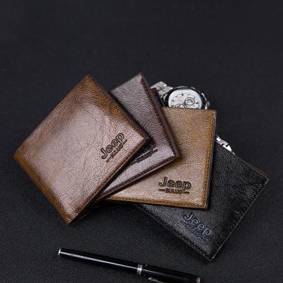 China Fashion Wholesale Best Selling New Style Short PU Leather Men's Wallet Coin Purses For Man/Men Bags for sale