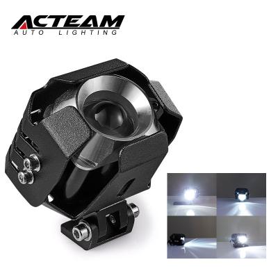 China Auxiliary Lights For Motorcycle ACTEAM 6500K 3000LM Super Bright Spot Beam For Car Truck Motorcycle Vehicle Led Work Lights 12v Spot Led Light for sale