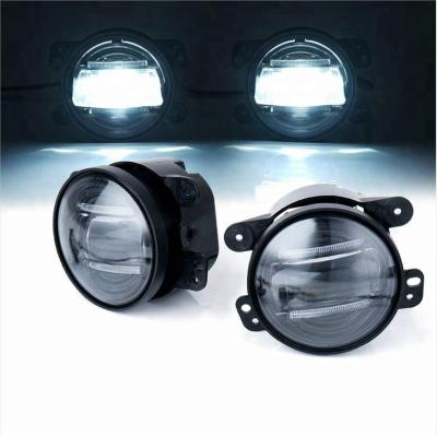 China Matrix Cast Aluminum Housing ACTEAM 2pcs 60w Led Motorcycle Fog Lights 6500 LM Spotlight 12v 4 Lamp Beads Motorcycle Fog Light Waterproof for sale