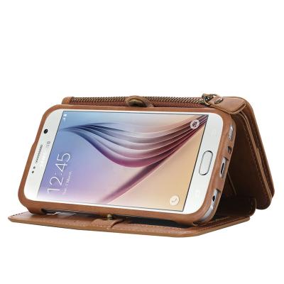 China Retro Anti-fall Phone Wallet Case FLOVEME Business Classic For Samsung For PC NOTE9 Phone Accessories Hard Leather Material Case for sale