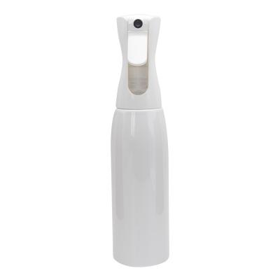 China Household Products 200ml 500ml Plastic Water Packaging White PET Trigger Continuous Mist Spray Bottle For Salon for sale