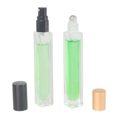 China Cosmetic roll on glass bottle for serum oil 10ml for sale