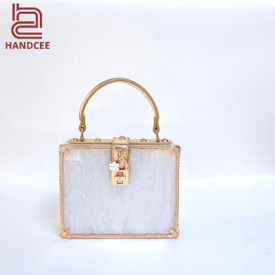 China 2022 New Fashion High Quality Women's Acrylic Luxury Wedding Party Evening Clutch Bags Lady's Handbag Box Fashionable Clutch Purse for sale