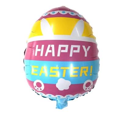 China Party Decoration Easter Foil Balloon Customized Shape Inflatable Globos Easter Party Decoration Printing Egg Wholesaler Factory for sale