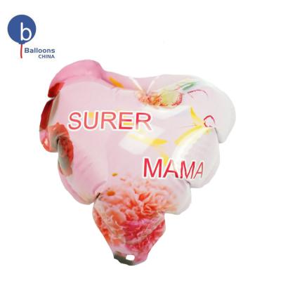 China Large Size Gift Toy Inflatable Helium Heart Shape Foil Balloon For Wedding Valentines Day Party Decoration for sale