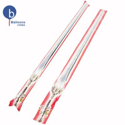 China Gift Toy Hot Selling Bang Bang 1M Mylar Foil Hand Inflatable Stick Foil Balloon For Kid Toys for sale