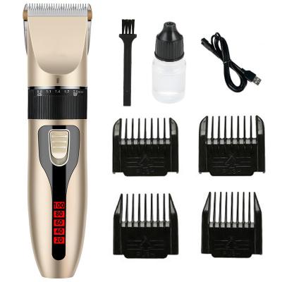 China Hot Selling Outdoor Men Cordless Hair Clippers USB Rechargeable Hair Cutter IPX7 Cordless Electric Hair Trimmer for sale