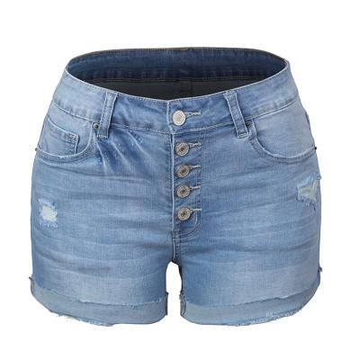 China Summer Breathable Custom Shorts Pour Women Short Distressed Jeans Just Fit Woman Pants Shorts for sale