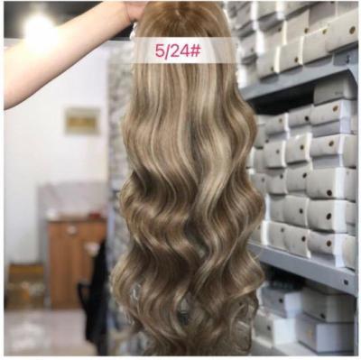 China Lace 13x6 Front Human Hair Wigs Body Wave Balayage Wavy New Next Current Luxury Piano Color Color for sale