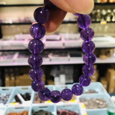 China China Wholesale High Clarity Natural Clear Quartz Crystal Amethyst Bracelet For Crystals Healing Stones for sale