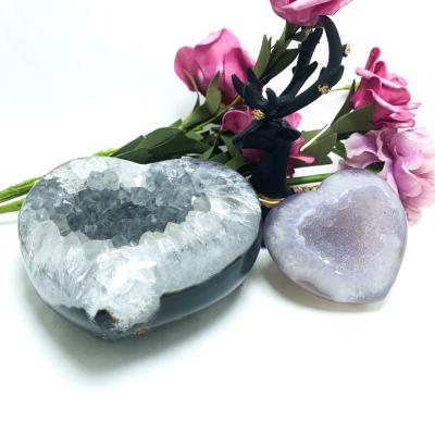 China China high grade natural agate heart, agate geode heart for sale for sale