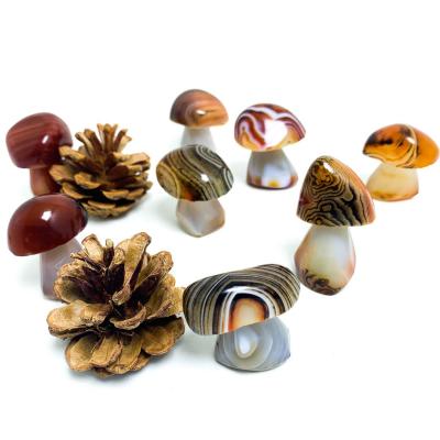 China Wholesale Processing Mushroom Stone Agate Mushroom China Agate Decorative Gifts for sale