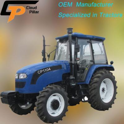 China Farm Tractor CP1104 4WD 110hp 11.2-24/16.9-34 Gearshift 16F+8R China Traktor for sale