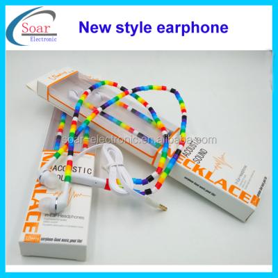 China Ear Hook Style Rainbow Color Earphone New For All Smart Phone for sale