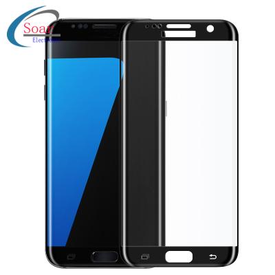 China Low Price Full Vidrio Templado Anti-fingerprint Durable China Mobile Phone Accessories Curved Tempered Glass Screen Protector For Samsung Galaxy S7 Edge for sale