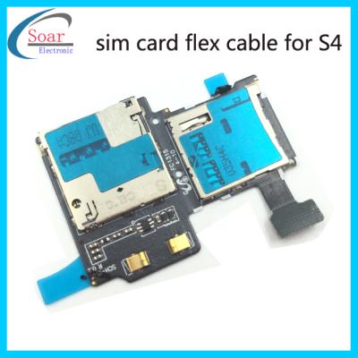 China Mobile Phone Sim Card Flex Cable For Samsung Galaxy S4 For Galaxy S4 for sale