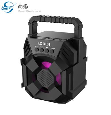 China LZ-3101 Wireless Speaker Subwoofer Outdoor Convenient Portable Dancing U Disk Card 3 Inch Loudspeaker for sale