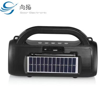 China 2021 new styles wireless handle speaker with solar charging led light speaker YG-A88 for sale