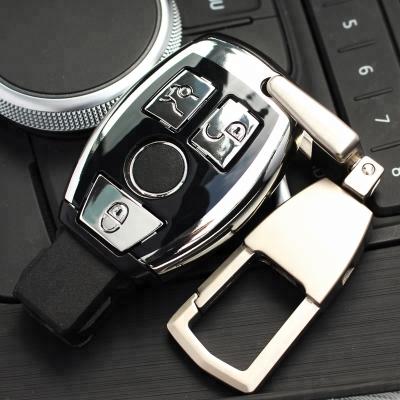 China 2018 Fashionable New Arrivals Car Key Protective Anti-scratch Eelctroplating Car Key Shell PC Cover For Benz Remote Control Car Key Case C200L for sale