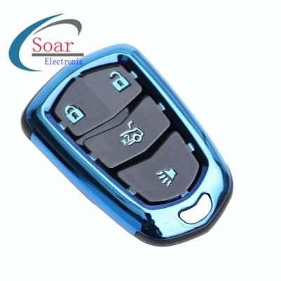 China Super Lightweight Luxurious Auto Key Cover Fashionable Car Body Key Case Plastic Electroplating Remote Key Cover for sale