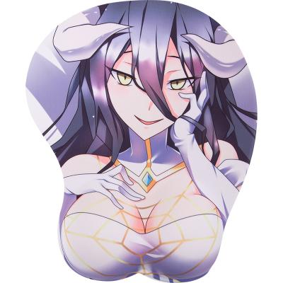 China Hot OEM Logo Lady Mouse Pad Gel Wrist Gaming Mousepad Manufacturer From Home.promotion Amazon for sale