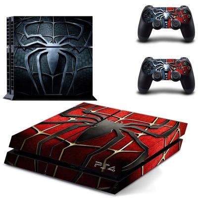 China Spiderman Design Spiderman Pattern For PS4 Vinyl Skin For Controller Controle And 2 Gamepad Manttee Decal Sony Playstation 4 Console Cover Sticker for sale