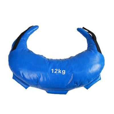 China Durable Leather Bulgarian Leather Power Bag Adjustable Professional Sports Training PU Shoulder Sand Core Weight Weight Power Bag Set for sale