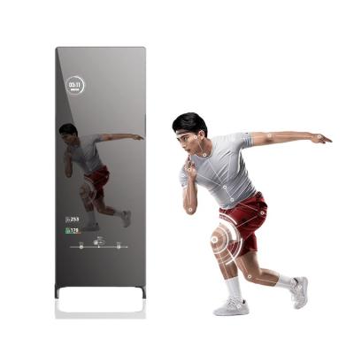 China Fitness Indoor Interactive Workout Illuminated Smart Mirror for Android for sale