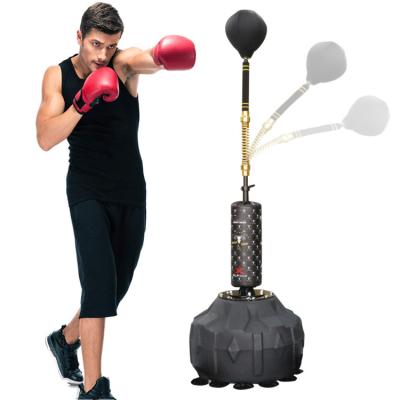 China Durable Reflex Sandbag With Stand Height Adjustable Punch Ball Boxing Gear Bag for sale