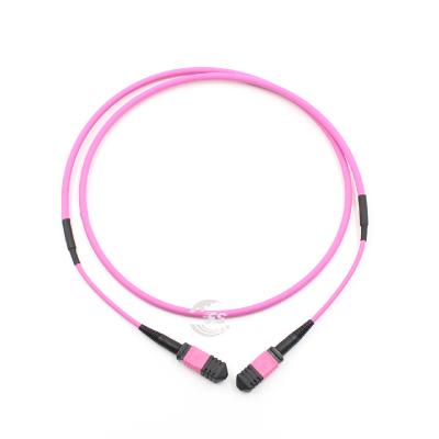 China Other Optical Links MPO 12 Core Connector Max Trunk 4.5mm LSZH Fiber Optic Cable pre-terminated OM4 IL=0.70dB for sale