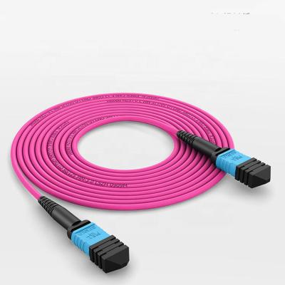 China FTTH Mpo / Mtp Om4 16Core Senko Mode Multi Male Fiber Optic Mpo Patch Cord For Data Center for sale