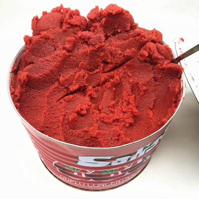 China Bulk tomato paste Brix 28-30% 36-38% aseptic drum tomato paste Cold Break Fresh en venta