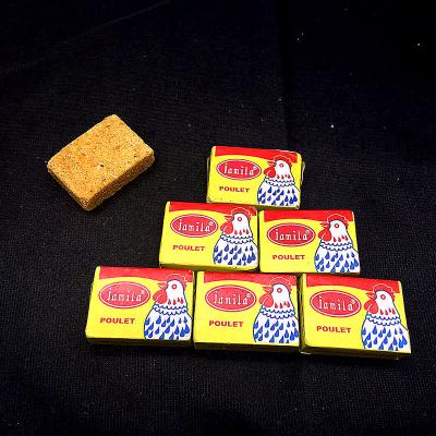 China 4G and 10G Chicken flavor and beef flavor seasoning cubes and powder for halal african market for sale