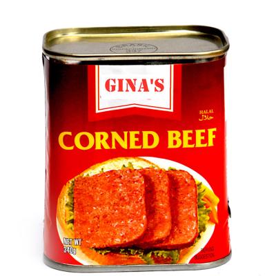 China Holiday Luncheon Meat Can Halal Corned Beef HACCP ISO QS Certification for sale