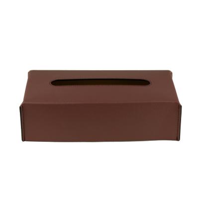 China Custom Modern Luxury Fabric Empty Leather Box Cover For Guest Rooms for sale