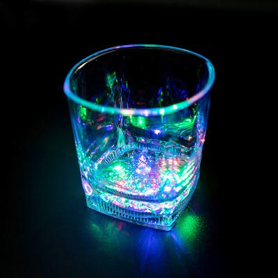 China event & Party Supply Liquid Activated Light Up Lead Glass Cup Led Flashing Cup for sale