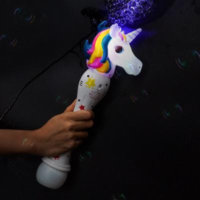 China event & Party supplies lovely unicorn bubble machine for kids for sale