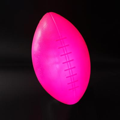 China event & Entertainment Supplies Glow In The Dark American Football Light Up LED Rugby Ball for sale