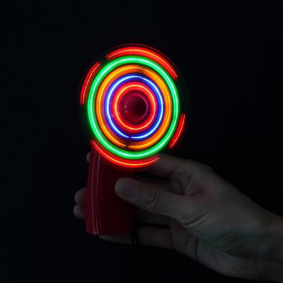 China Mini LED Battery Operated Gift Light Fan With Customized Logo for sale