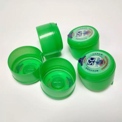 Cina Green Color PE Non Spill Caps Peel Off Type Rubber Liner For 5 Gallon Water Bottle in vendita