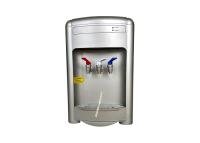 Chine Trois robinets distributeur de refroidisseur d'eau de comptoir machine de peinture argentée couleur avec réservoir de chauffage externe à vendre