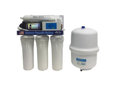 China Purificador de agua de sistema RO para el hogar 75 GPD con caja de indicadores de luz de microordenador en venta