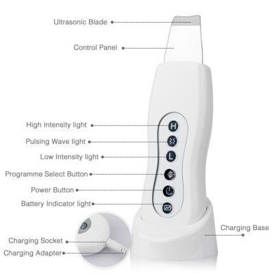 China Blackhead Removal DEEP CLEANING Pore Cleanse Ultrasonic Skin Scrubber for sale