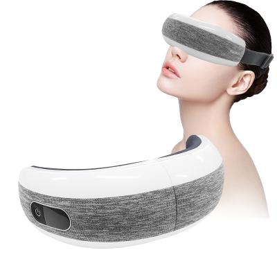 China Music Comfortable Wireless Rechargeable Foldable Eye Relax Air Compression Eye Massager With Heat for sale