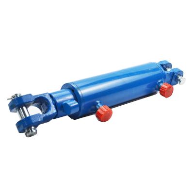 China Factory price good quality seeder spare parts blue cylinder 75mm with nut hydraulic cylinder for sale