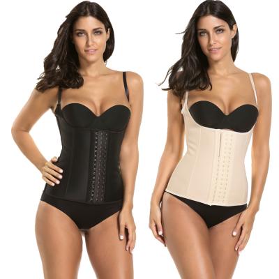 China Breathable Latex Faja Body Slimming Shapewear Vest Waist Trainer Sport Shaper Belly Sheath Shaping Straps Steel Boned Posture Shaper for sale